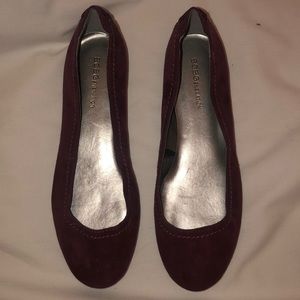 BCBGeneration burgundy flats